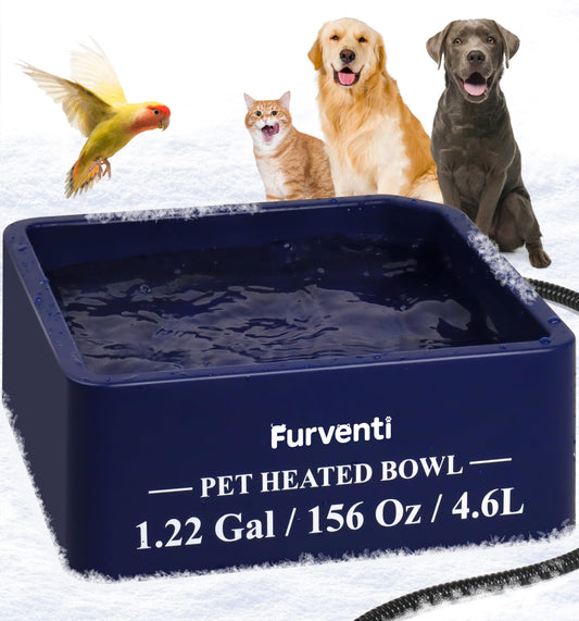 Heated Water Bowl for Dog Cat